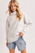 OVERSIZED MOCK NECK
