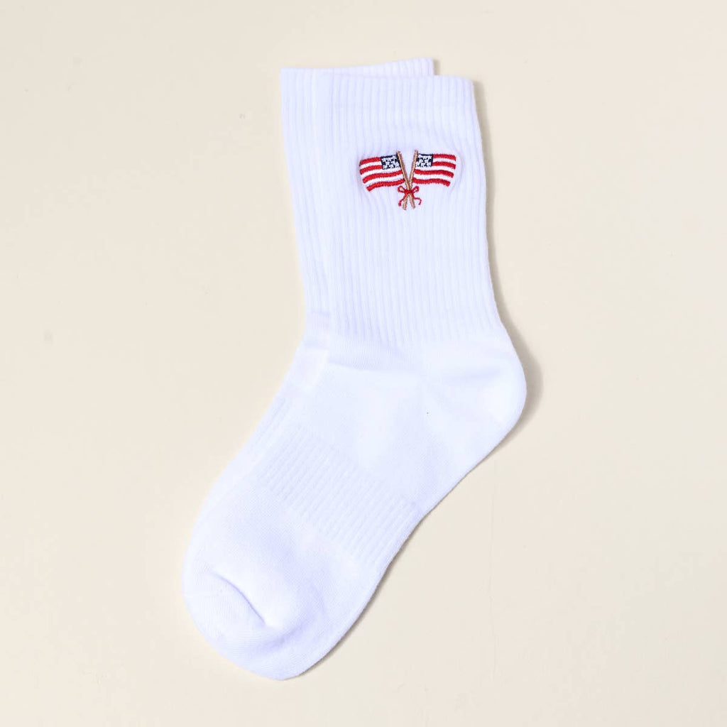 Crew Socks - American Flags