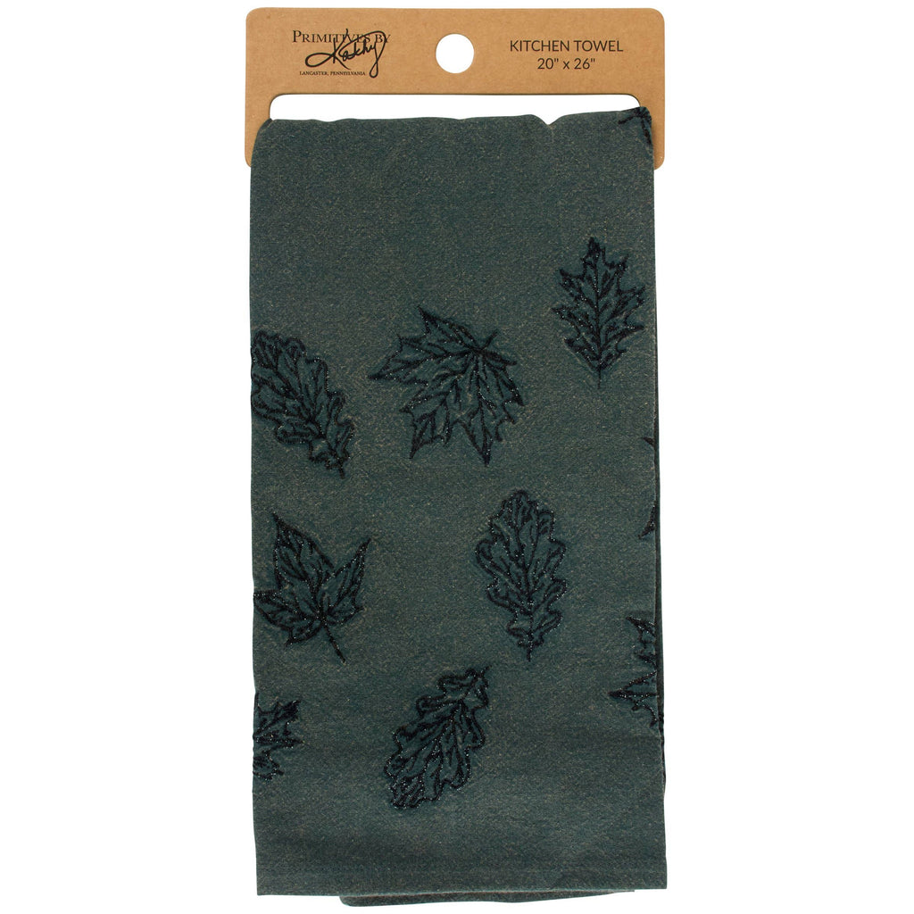 Emerald Leaf Kitchen Towel