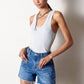 Tracy High Rise Denim Shorts