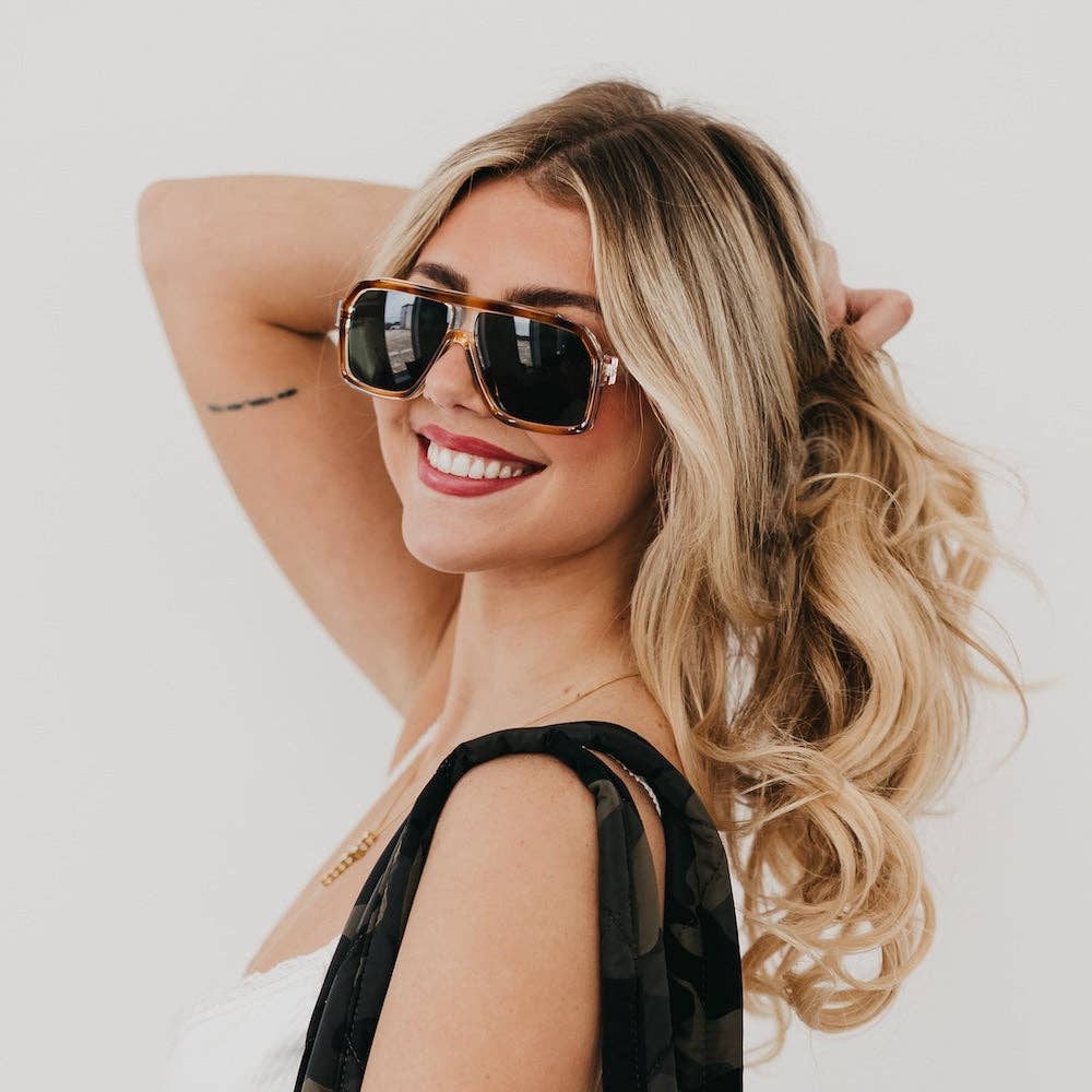 Leah Retro Aviators