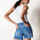 Tracy High Rise Denim Shorts