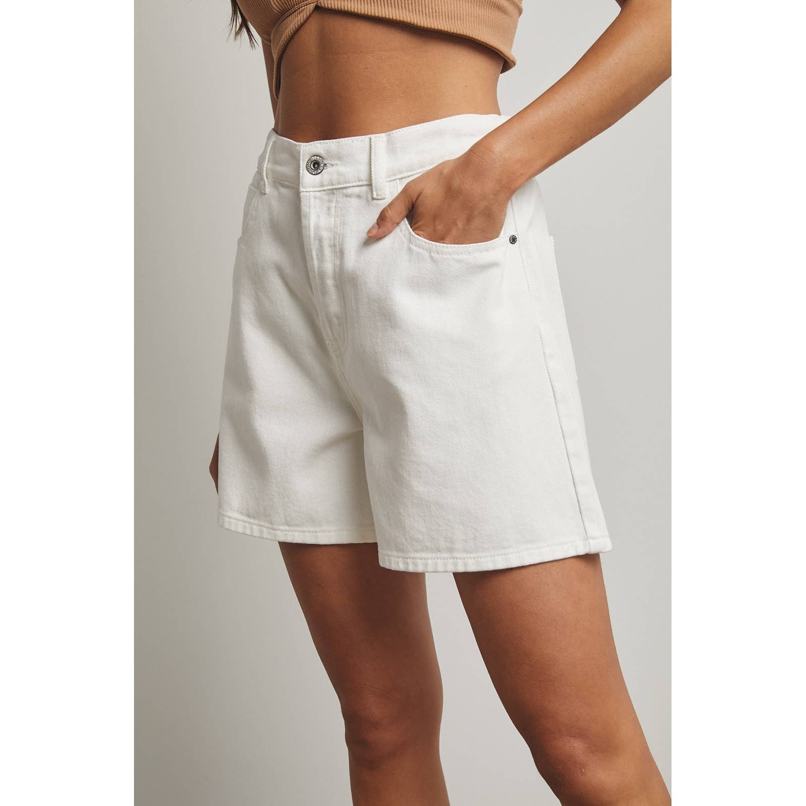 CLASSIC COTTON DENIM SHORTS