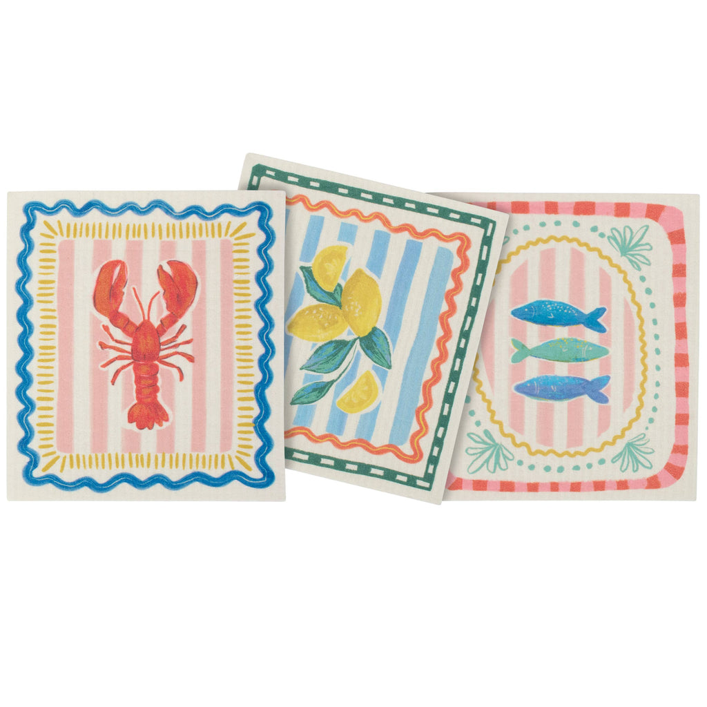 Italian Coastal Swedish Cloth Set
