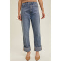 CUFFED BOYFRIEND DENIM