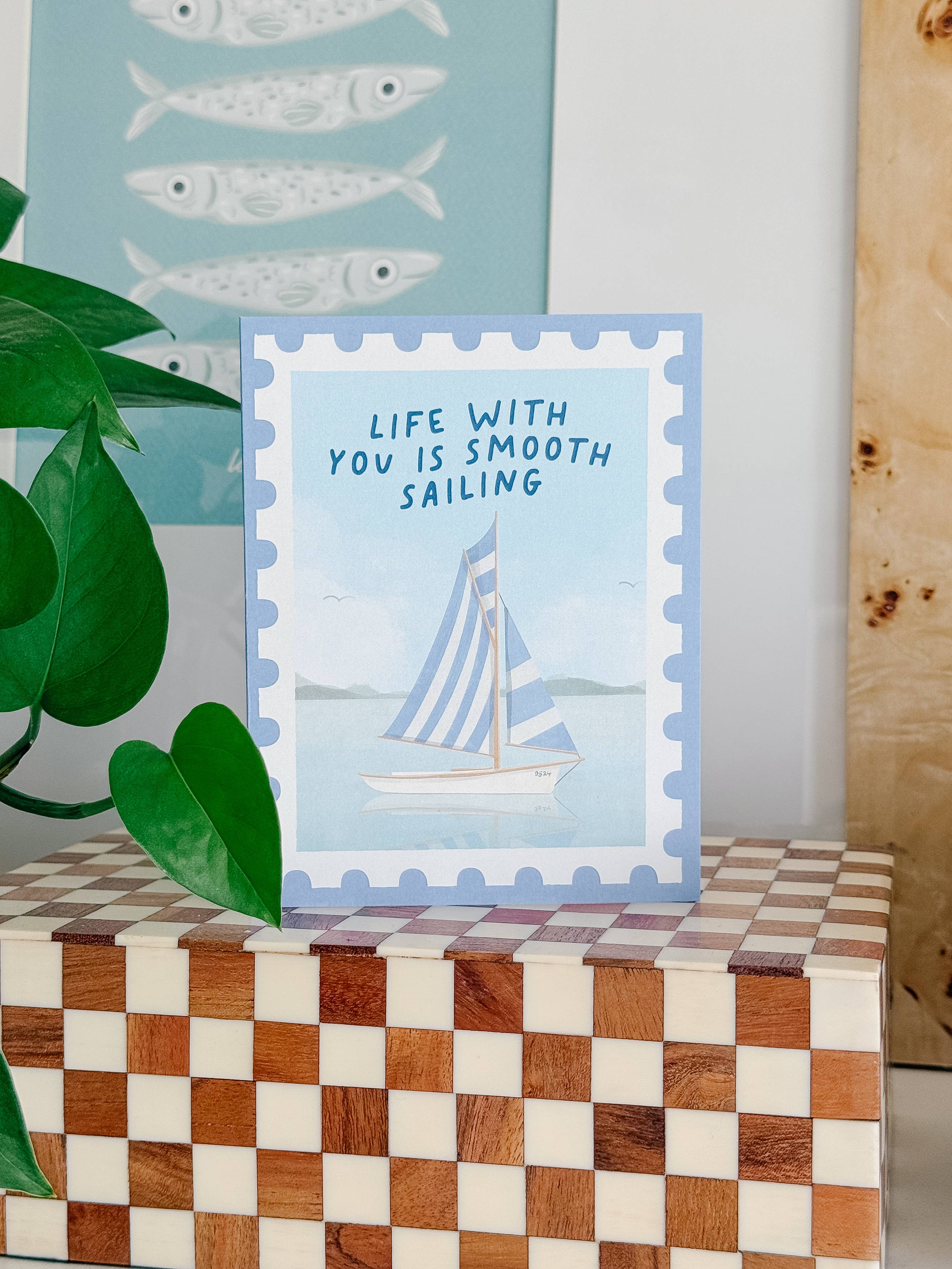 Life With You Is Smooth Sailing Card