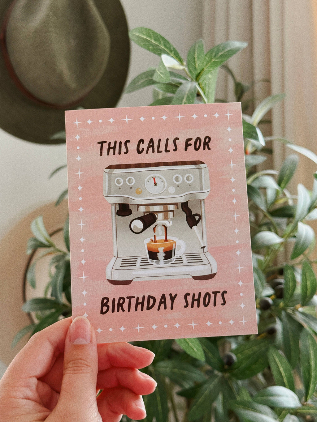 This Calls For Birthday Shots Card