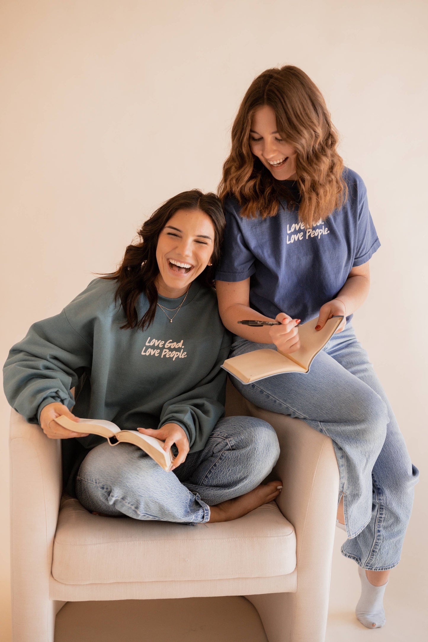 Love God Love People Crewneck