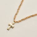 Bead Cross Necklace