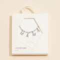 "MAMA"  Cubic Zirconia 18K Gold Necklace
