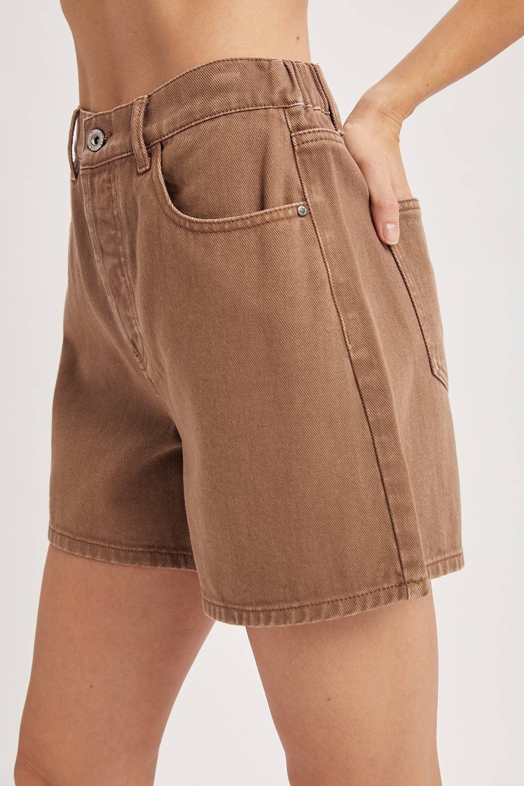 CLASSIC COTTON DENIM SHORTS