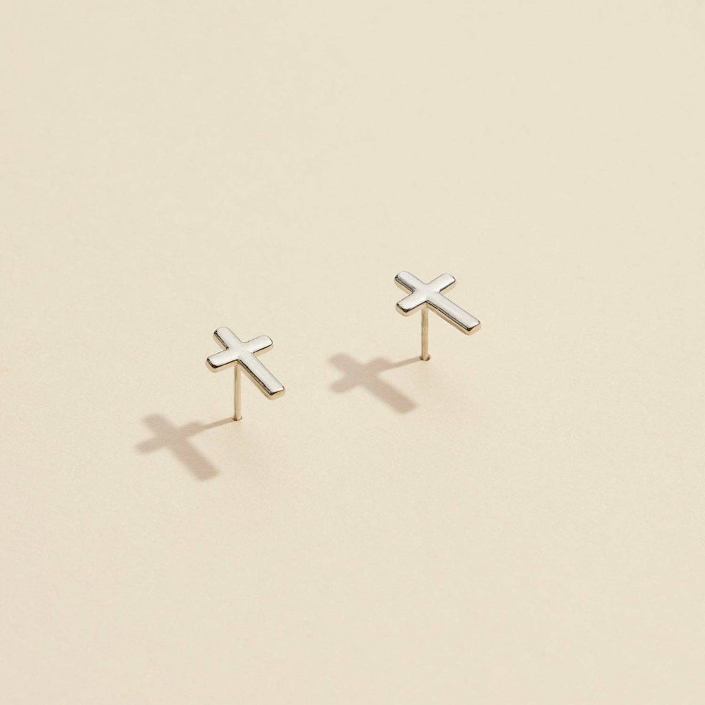 Cross Stud Earrings