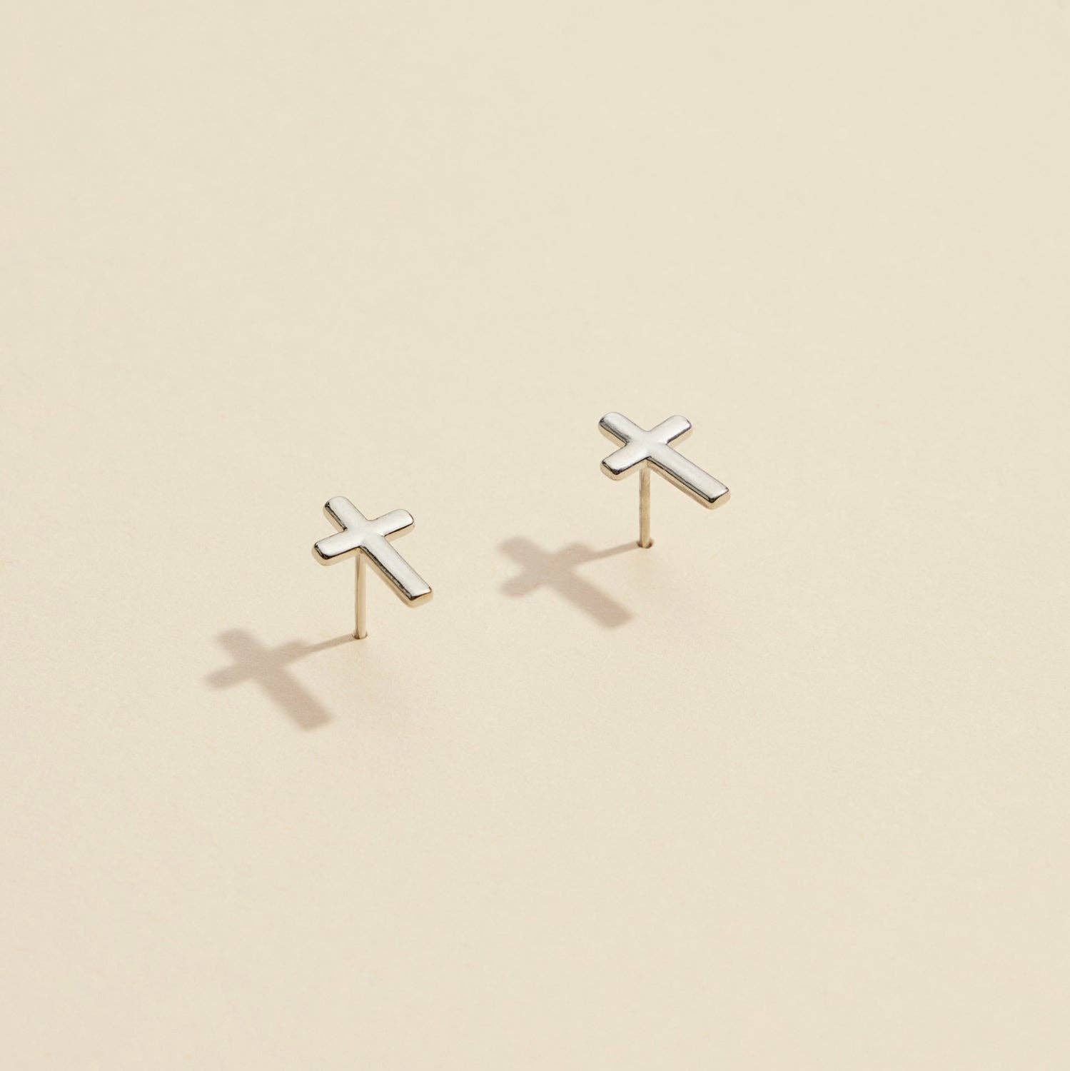 Cross Stud Earrings