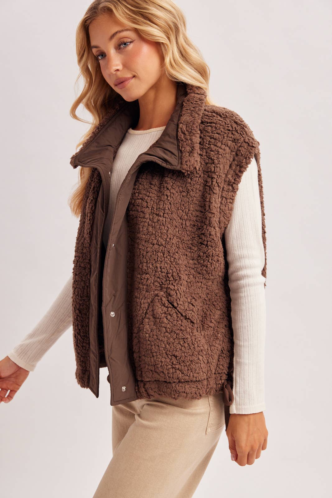 FLEECE SHERPA VEST