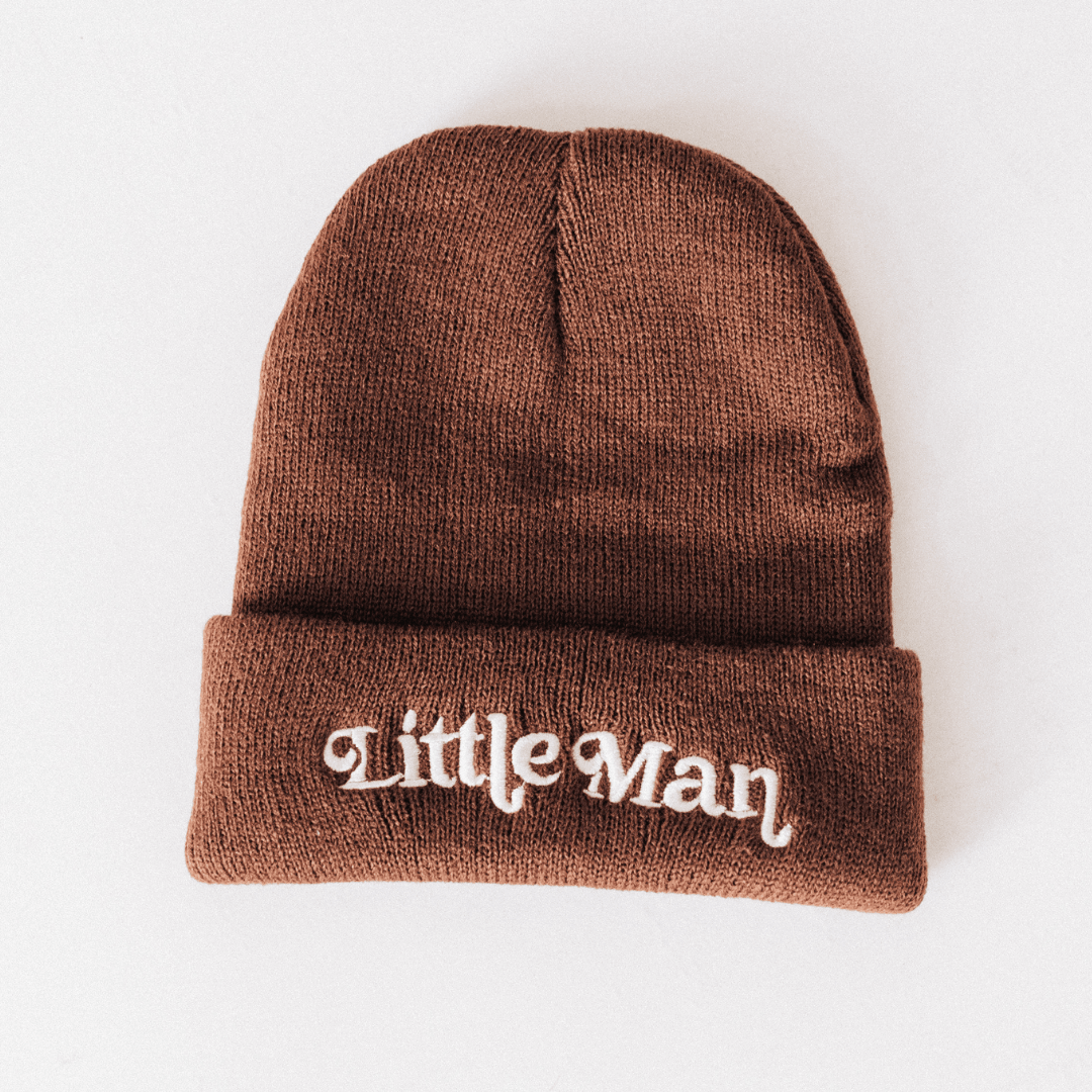Knit Hats- Little Man- Dark Brown