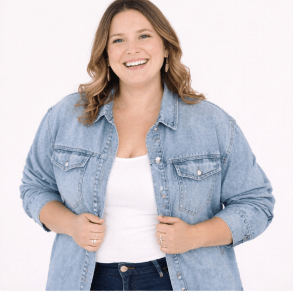 Raw Hem Denim Jacket