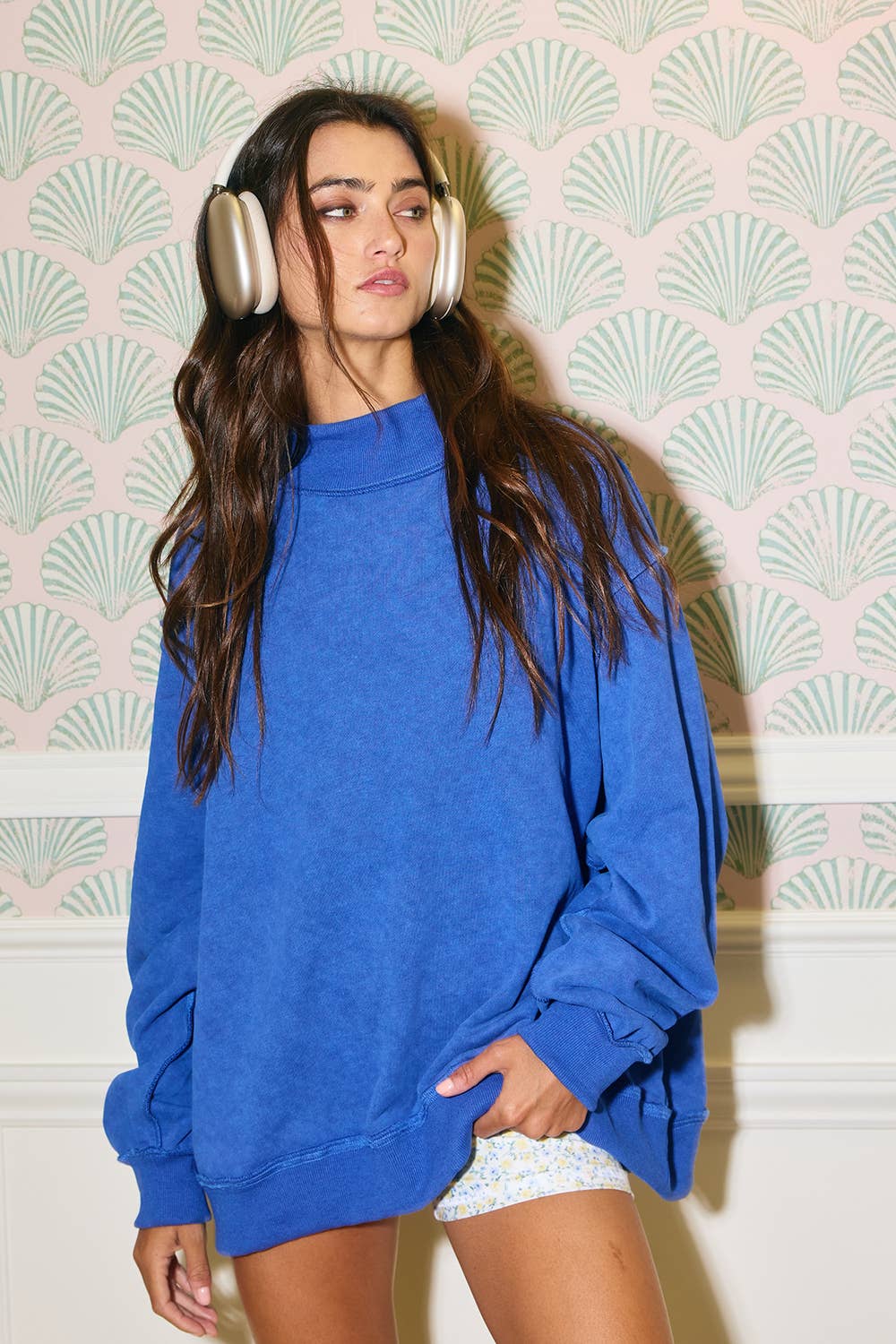 Vintage Wash Oversized Sweatshirt