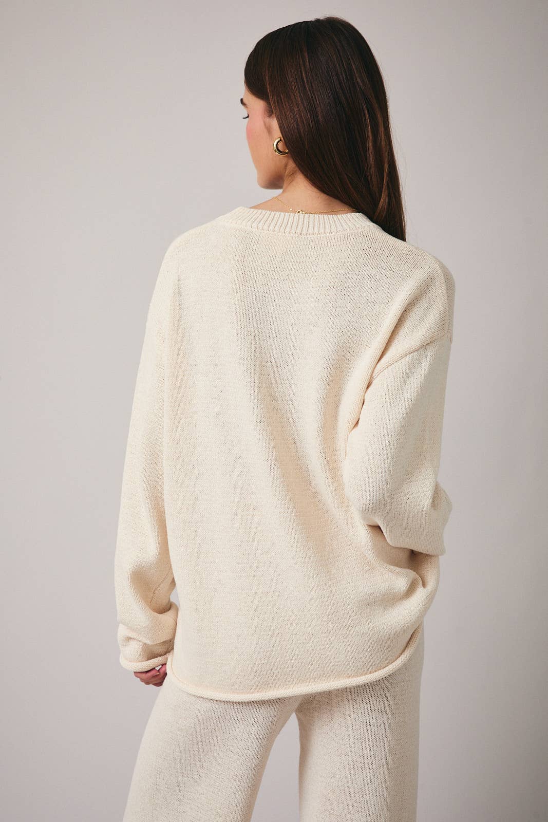 Lightweight Cream Sweater