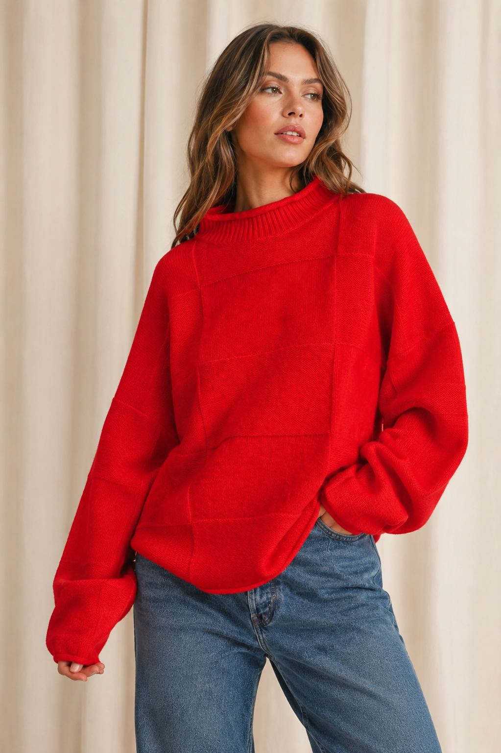 Ryleigh Sweater - Red