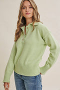 PASTEL POLO SWEATER