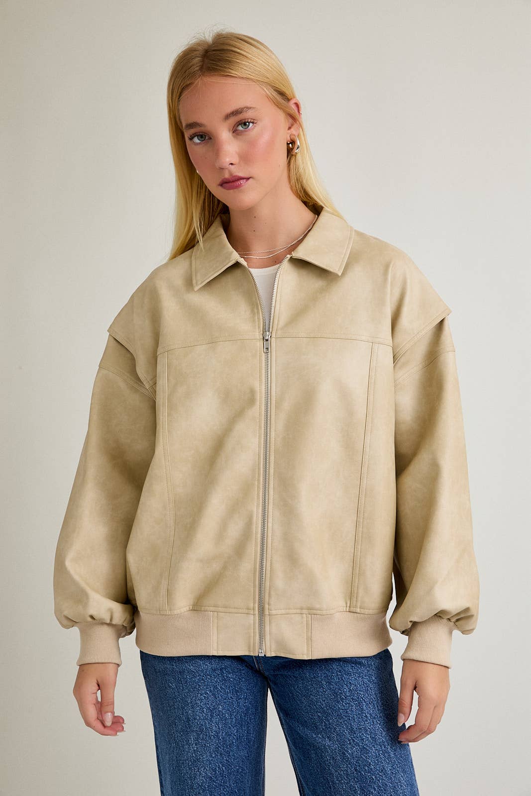 Bomber Leather Jacket