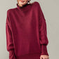 Valley Ribbed Knit Mock Neck Sweater