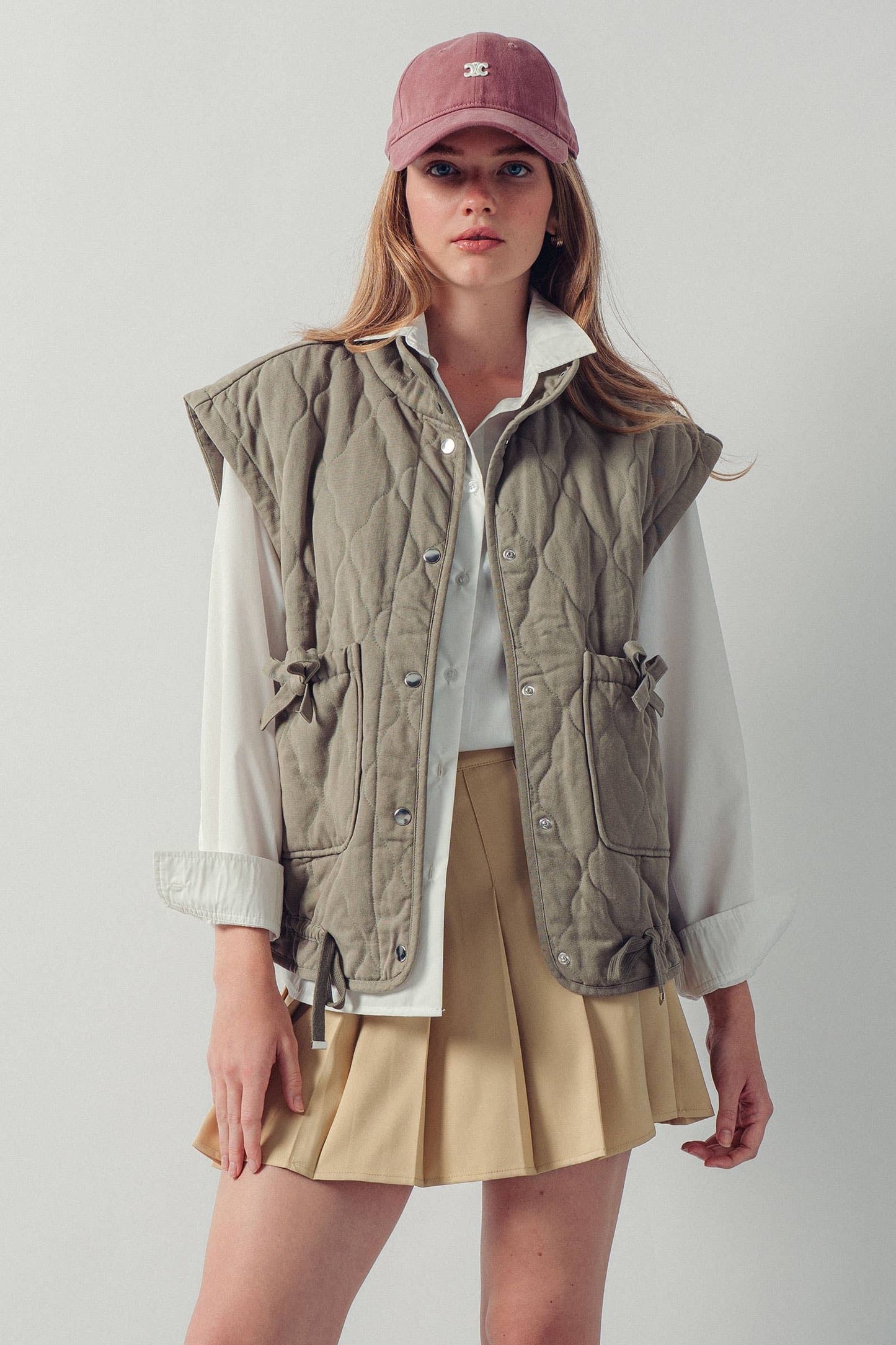 Vintage Washed Quilted Vest