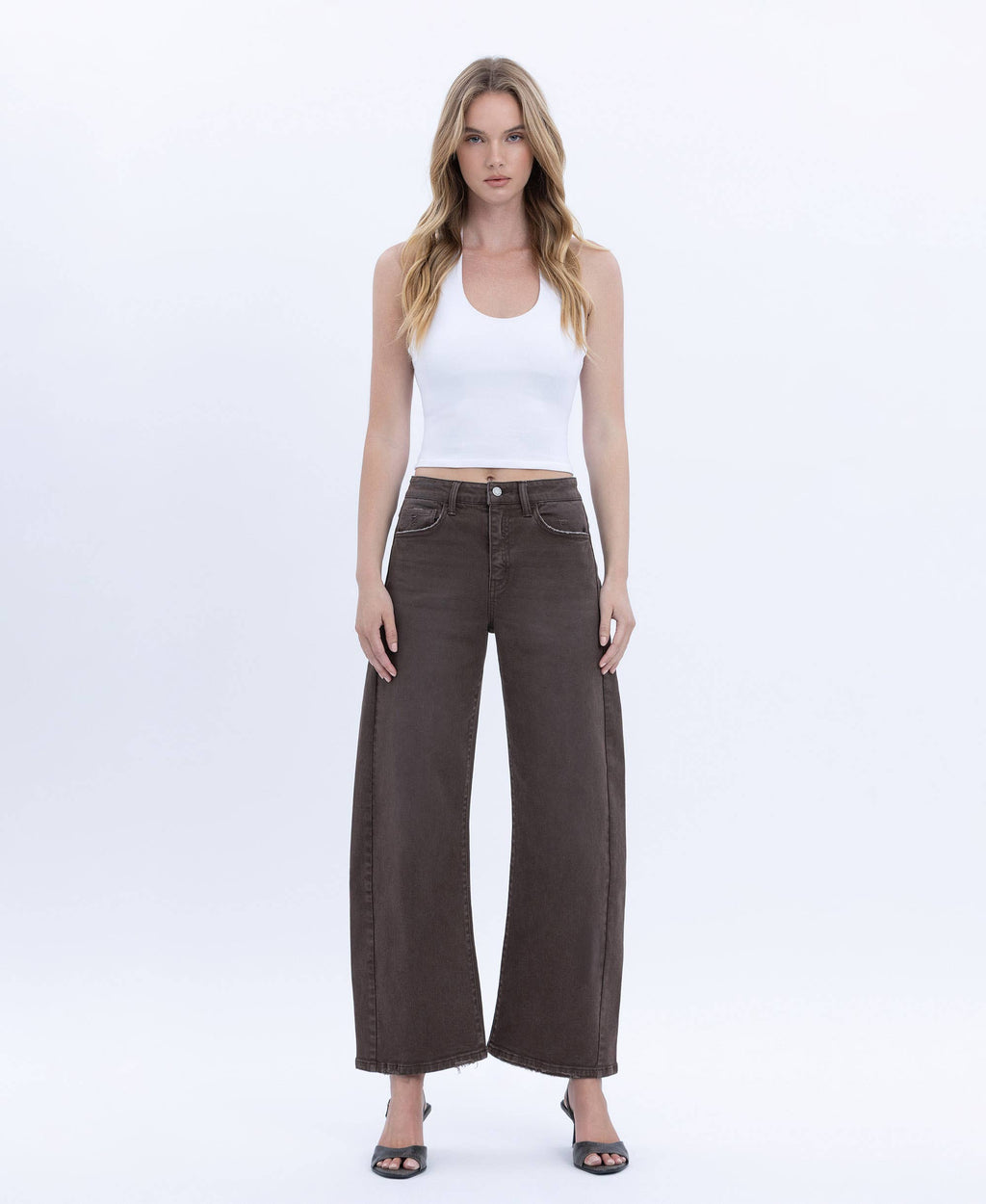 Brown Barrel Denim