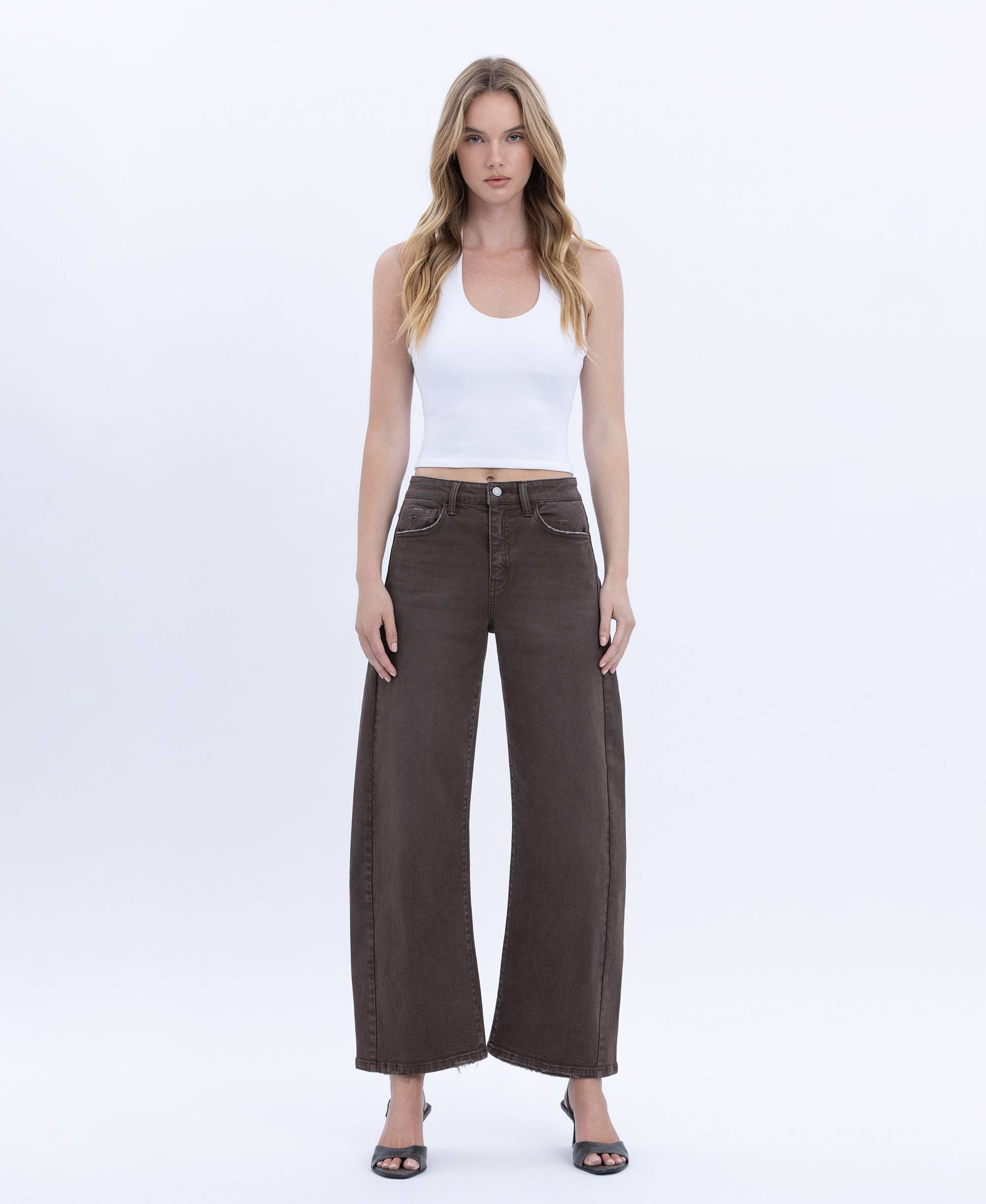 Brown Barrel Denim