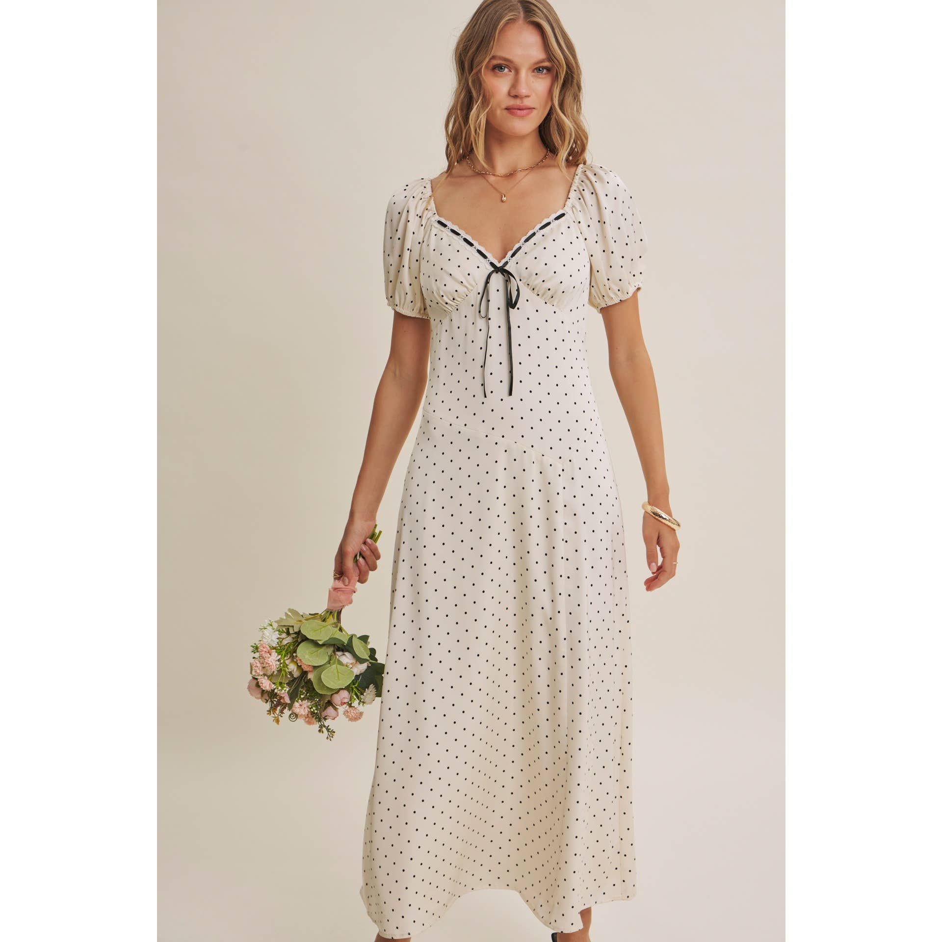 VINTAGE POLKA DOT MAXI