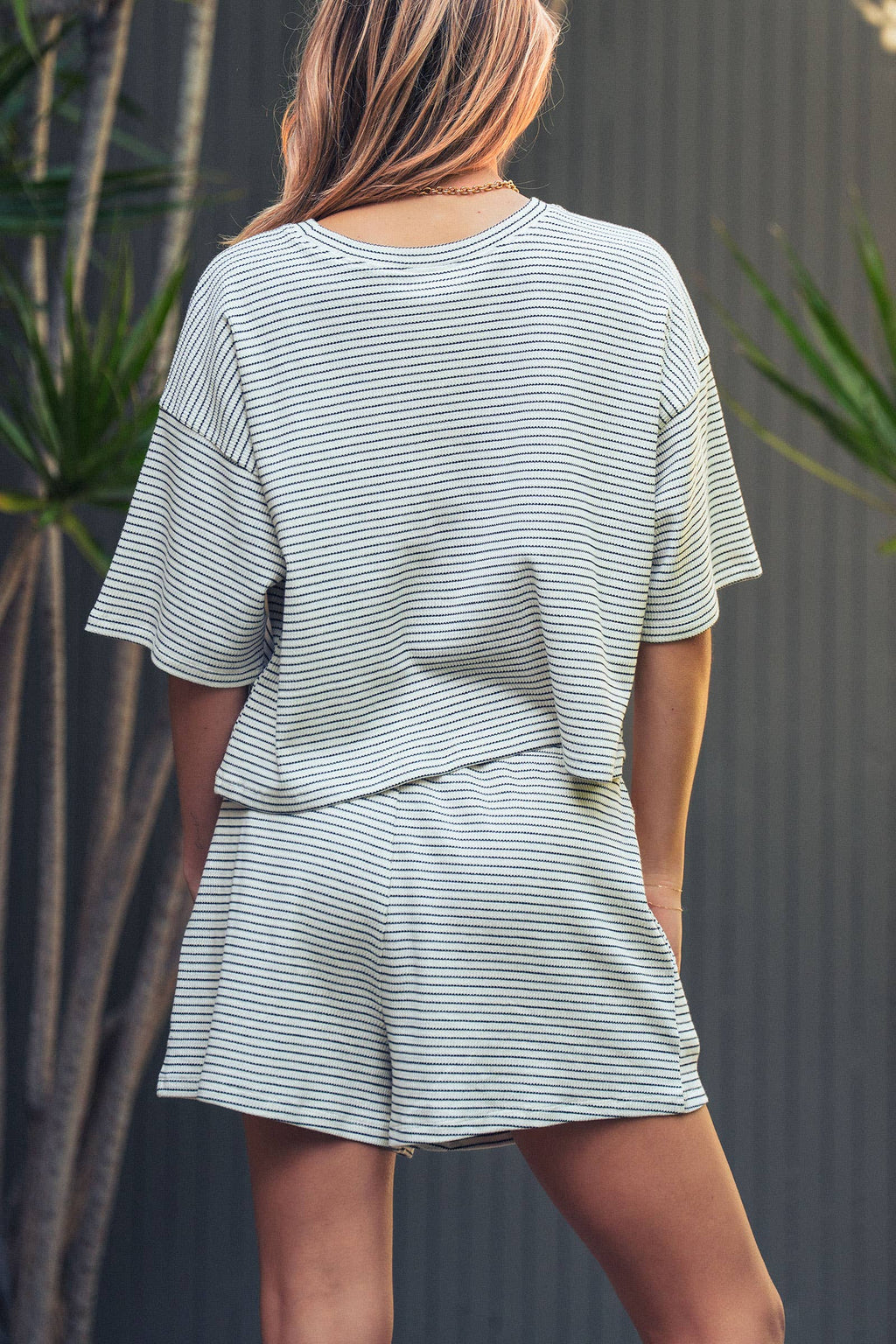 Striped Boxy Tee