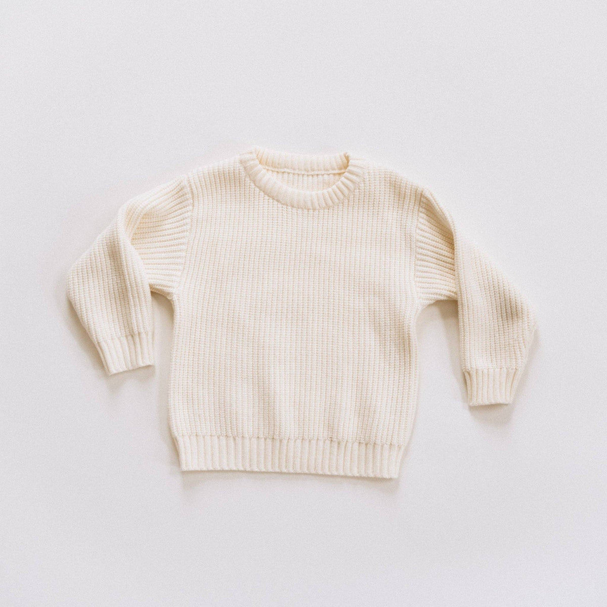 Oatmeal Knit Pullover Sweater