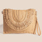 Paper Weave Envelope Clutch