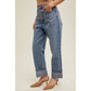 CUFFED BOYFRIEND DENIM