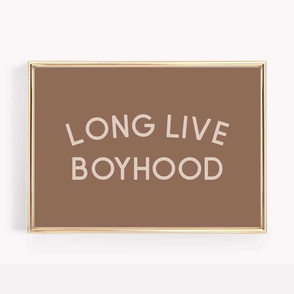 Long Live Boyhood Wall Art