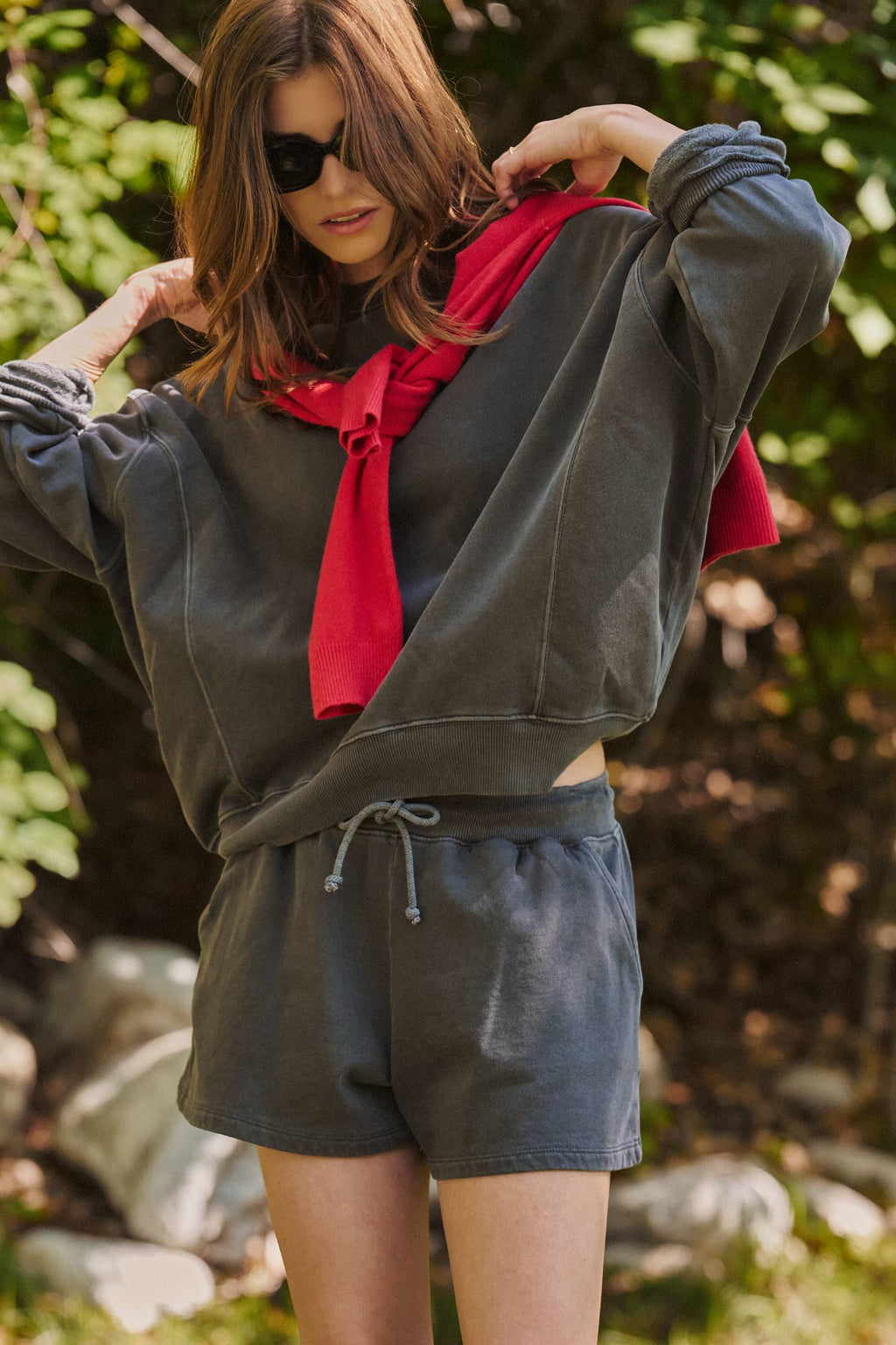 COMFORT WASHED CREW NECK