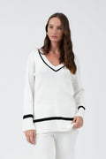 CONTRAST SWEATER