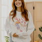 Ski Ya Later White Sweatshirt