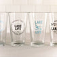 Lake Life: Water Skier Pint Glass