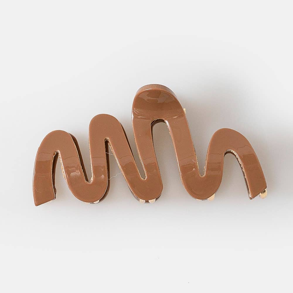 Wavy Line Hair Claw Set