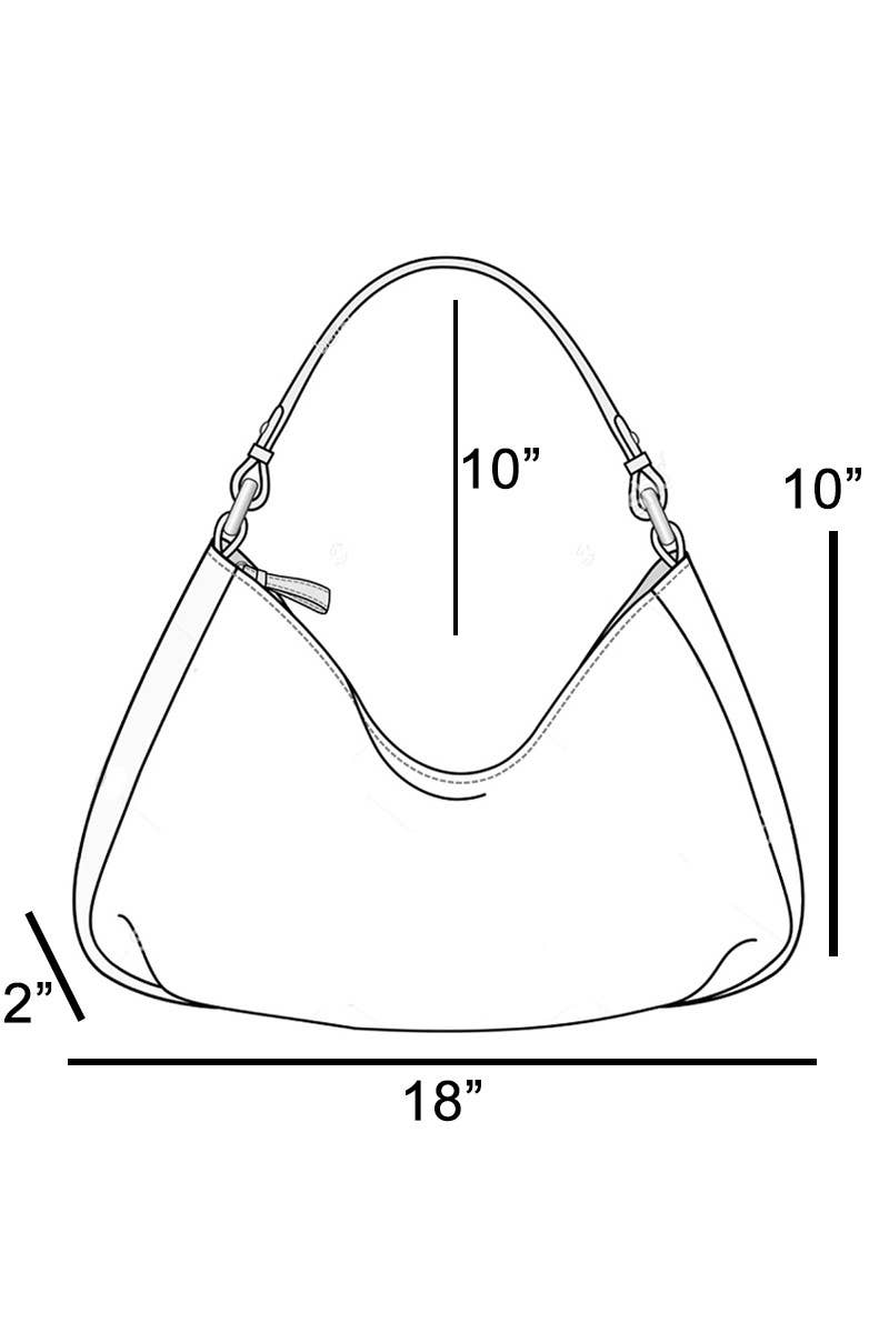 Braided Rectangular Straw Hand Bag