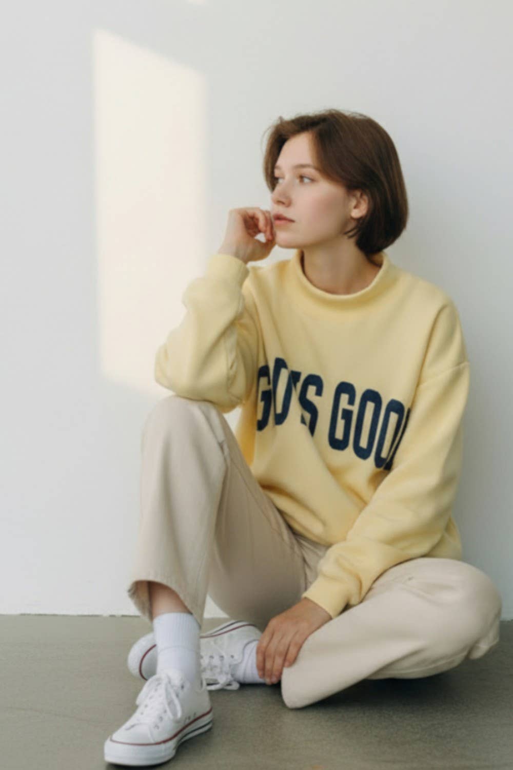 JESUS/GOD IS GOOD Reversible Sweatshirt
