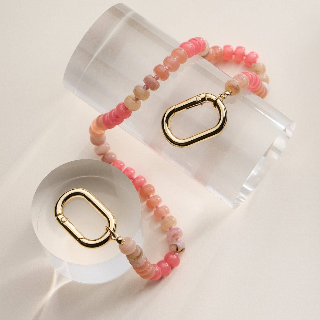 Colorful Beaded Bag Charm