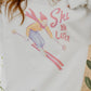 Ski Ya Later White Sweatshirt