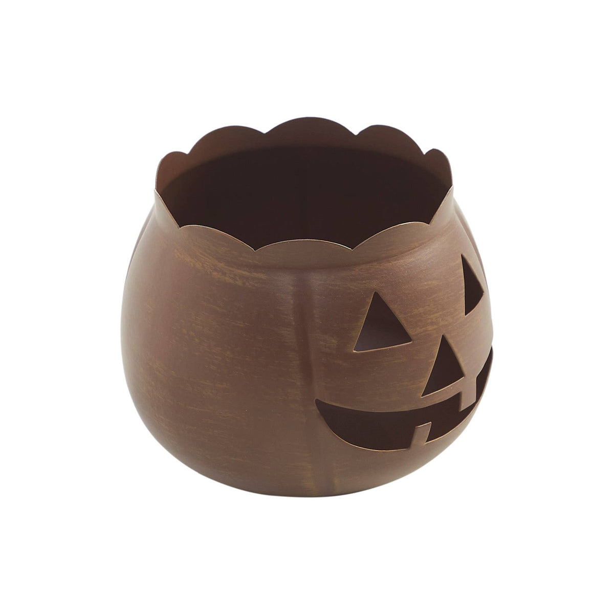 Bronze Metal Jack-O'-Lantern