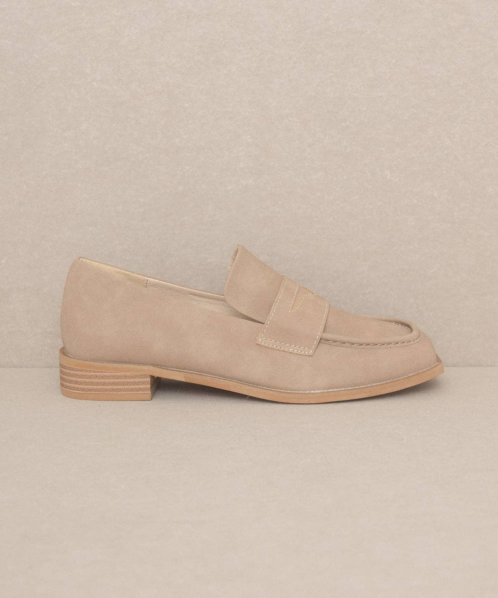 The June | Classic Square Toe Penny Loafer