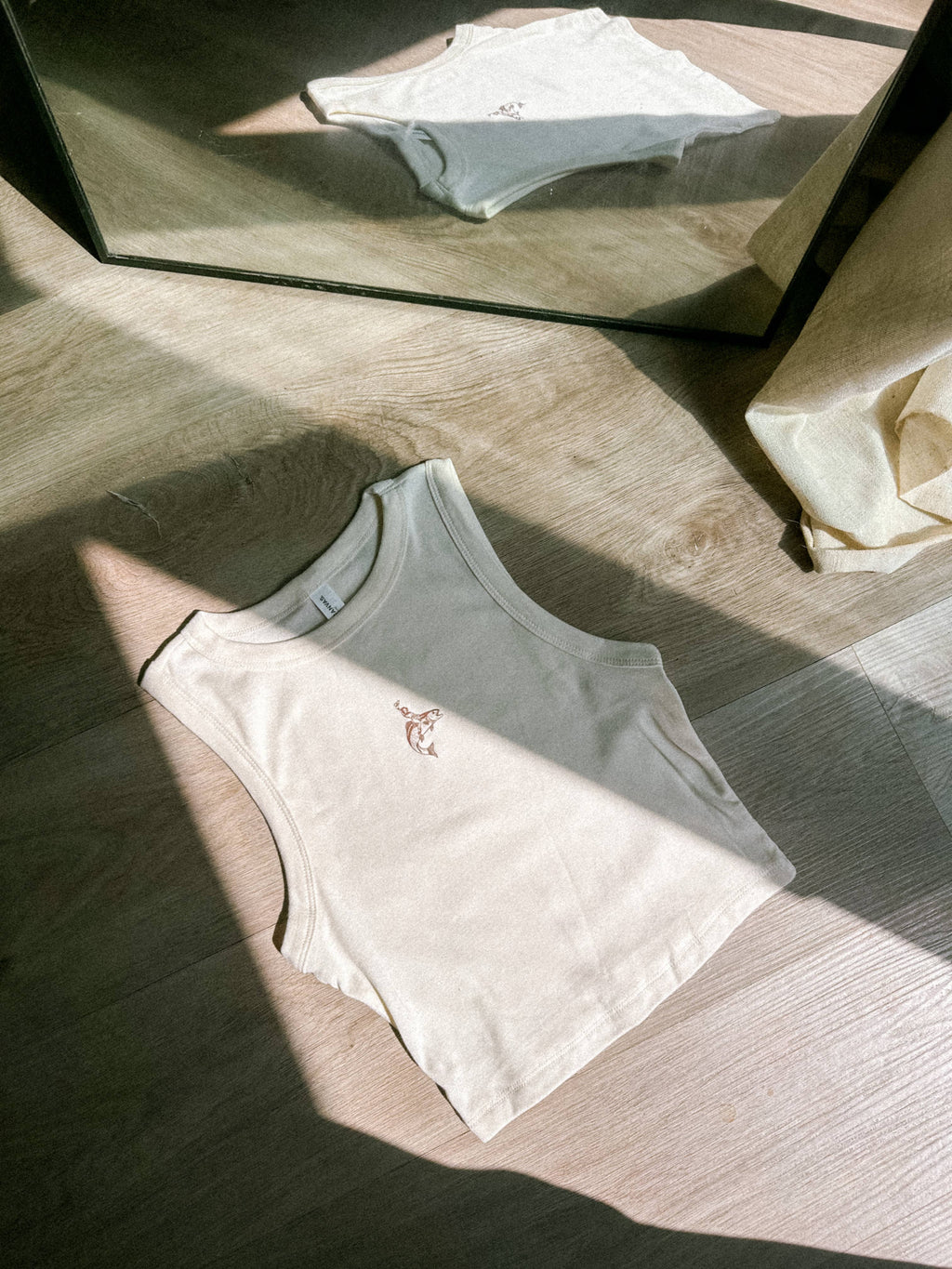 Fishing Cowgirl Cropped Tank