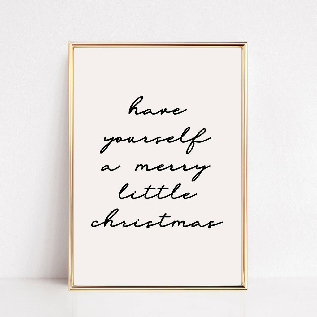 Merry Little Christmas Wall Art