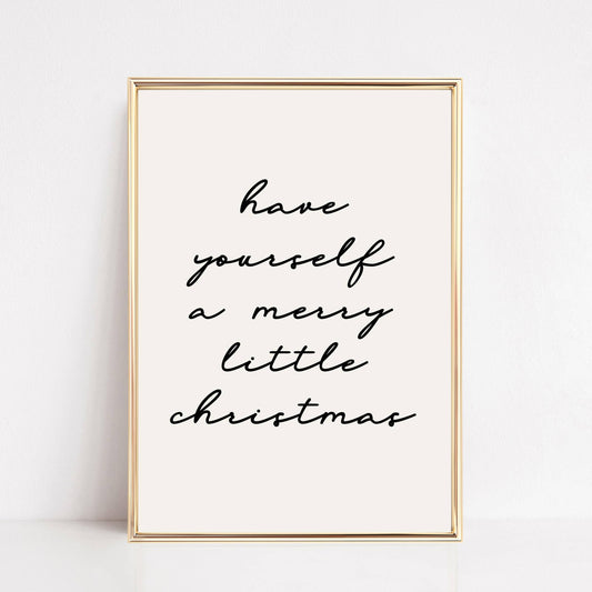 Merry Little Christmas Wall Art