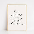 Merry Little Christmas Wall Art